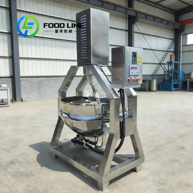 Food Grade Planetary Cooking Equipment Smooth Inner Wall Easy Cleaning For Daily Edible Material Processing
