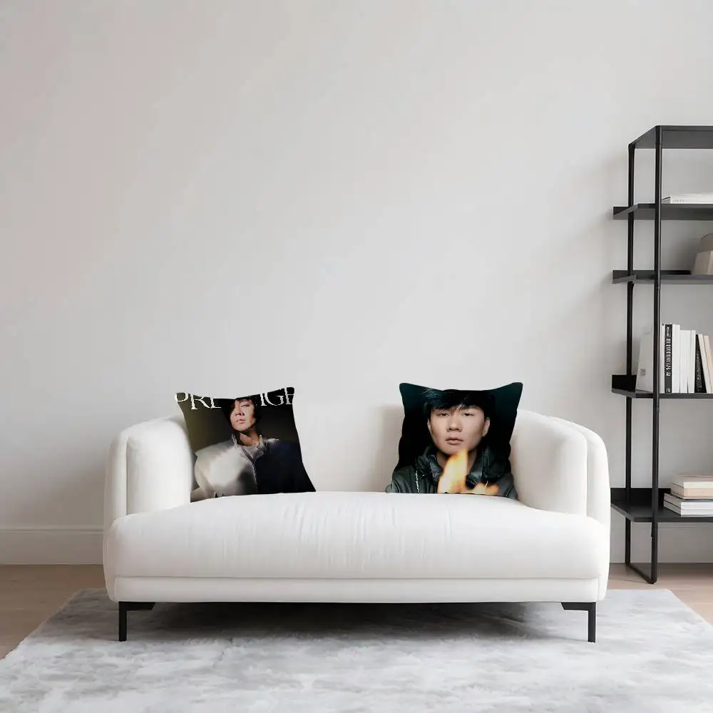 غطاء وسادة J-JJ Lin ANIME غطاء وسادة قابل للإزالة وقابل للغسل - كتان ناعم لجميع المواسم