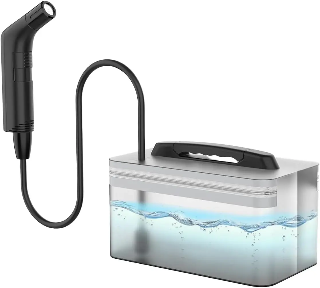 

Portable Bidet, Rechargeable Travel Bidet Shattaf with Water Tank, for Toilet, Camping, Hiking, Outdoor Use, شطاف السفر