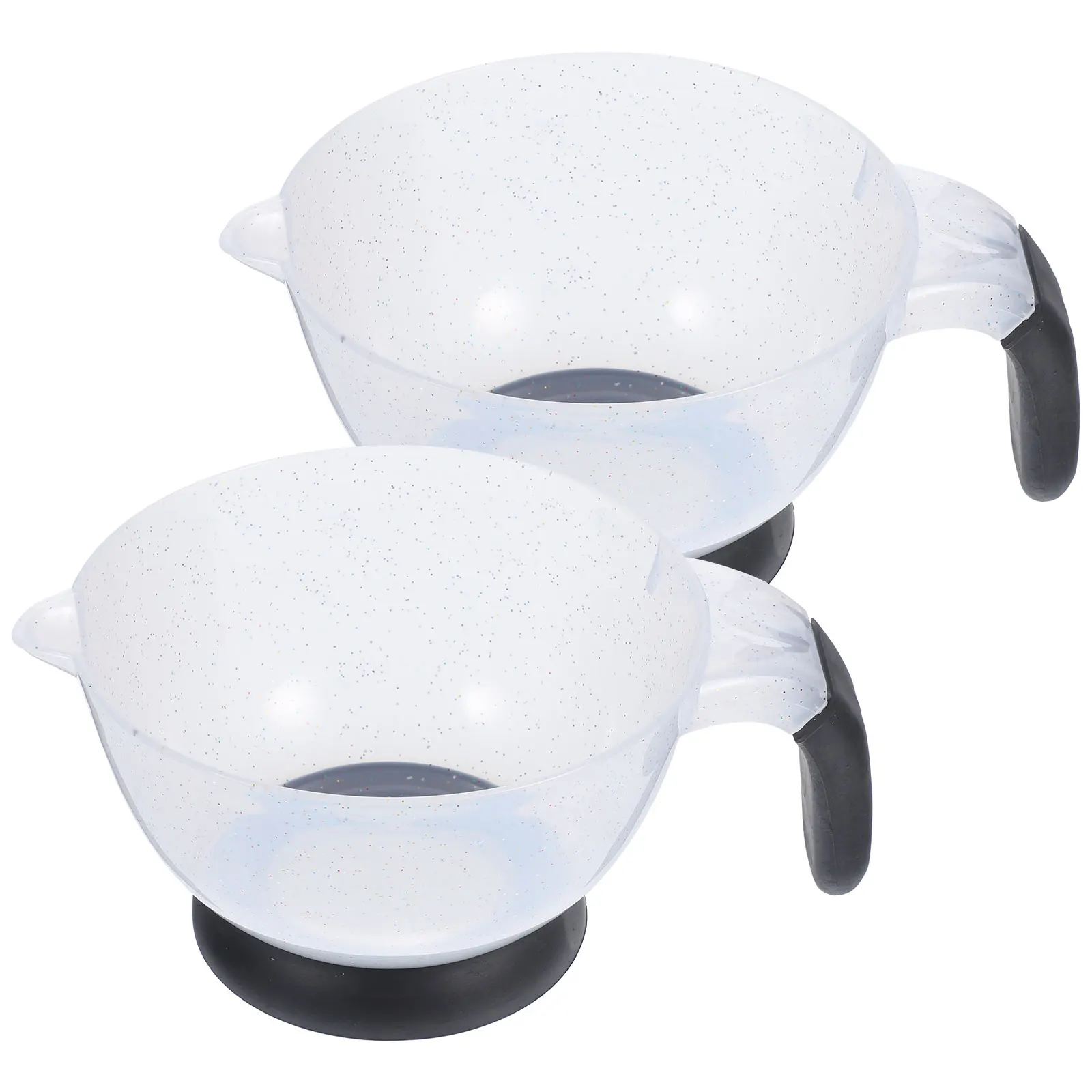 

2 Pcs Palette Bowl Farmhouse Mixing Bowls Plus-Sized Large Hair Salon Equipment Color Decor for Stylist Shampoo