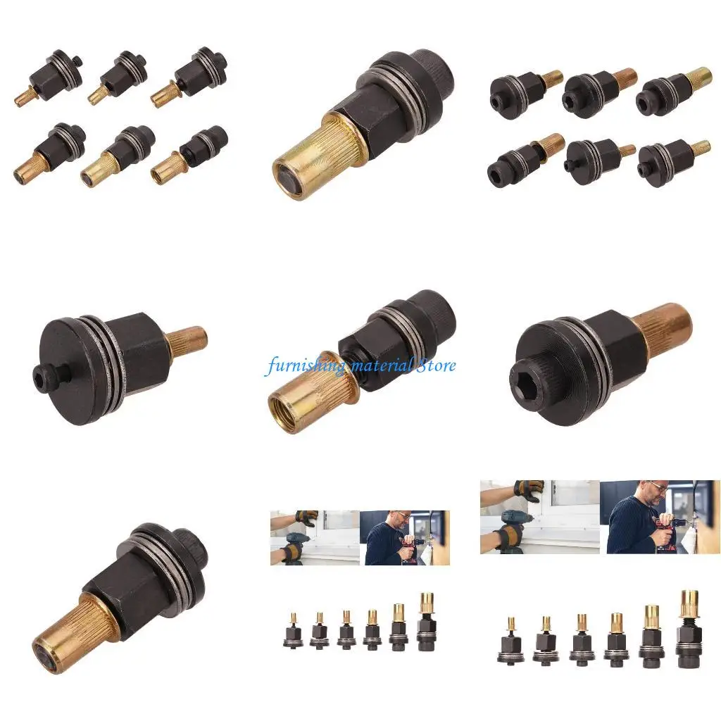 

Y5GD Manual Installation Tool set Hand Rivet Nut Tool Replacement Attachments Nut set