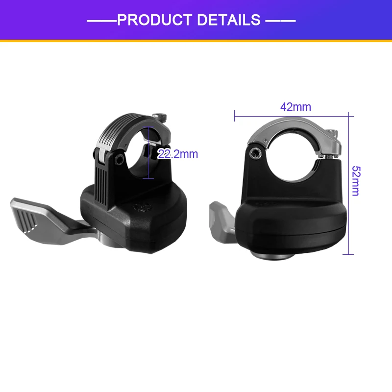 Electric Bike Thumb Throttle Right/Left 3 Pin Waterproof/SM Plug Connector 24V-72V Bicycle Accessories Cycling