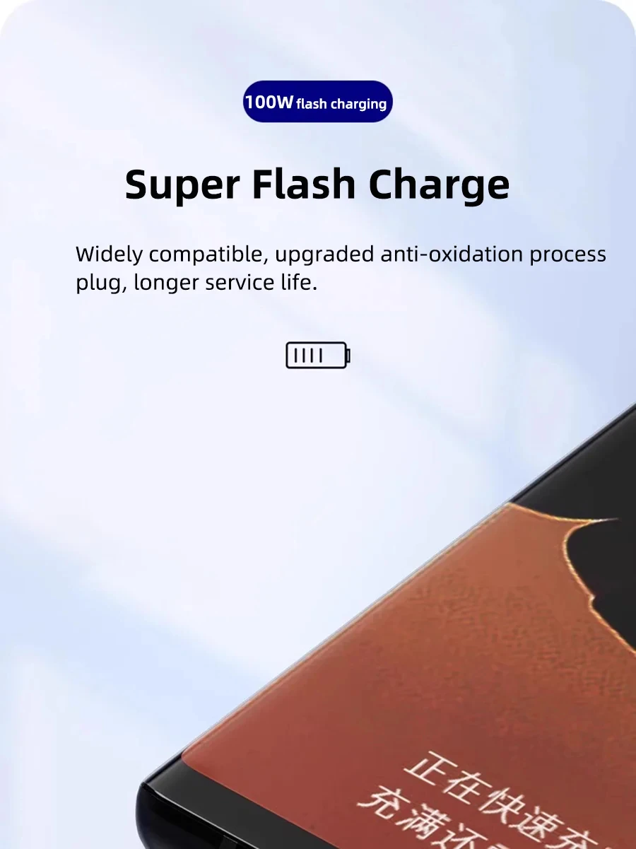 NNBILI 10 Stück 100W USB Typ C zu USB C Schnellladekabel für Samsung S22 S23 S24 S25 Plus Note Ultra A53 A54 Lade- und Datenkabel – Detail 5