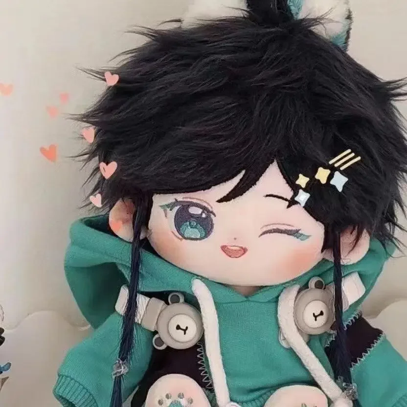 Boneka katun Cosplay Anime Genshin Impact Venti pakaian Dewa Angin mainan boneka Ambitus mewah anak-anak hadiah Natal