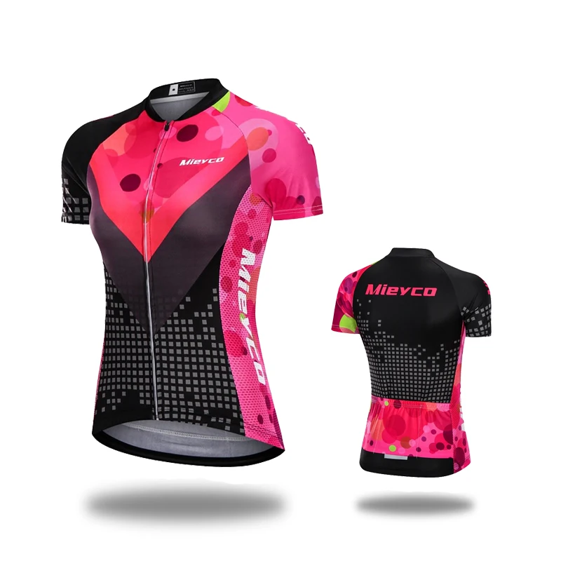 Damen-Radtrikot mit kurzen Ärmeln, reflektierend, schnelltrocknend, atmungsaktiv, MTB-Rennradshirt, Sommer-Maillot Ciclismo – Detail 19
