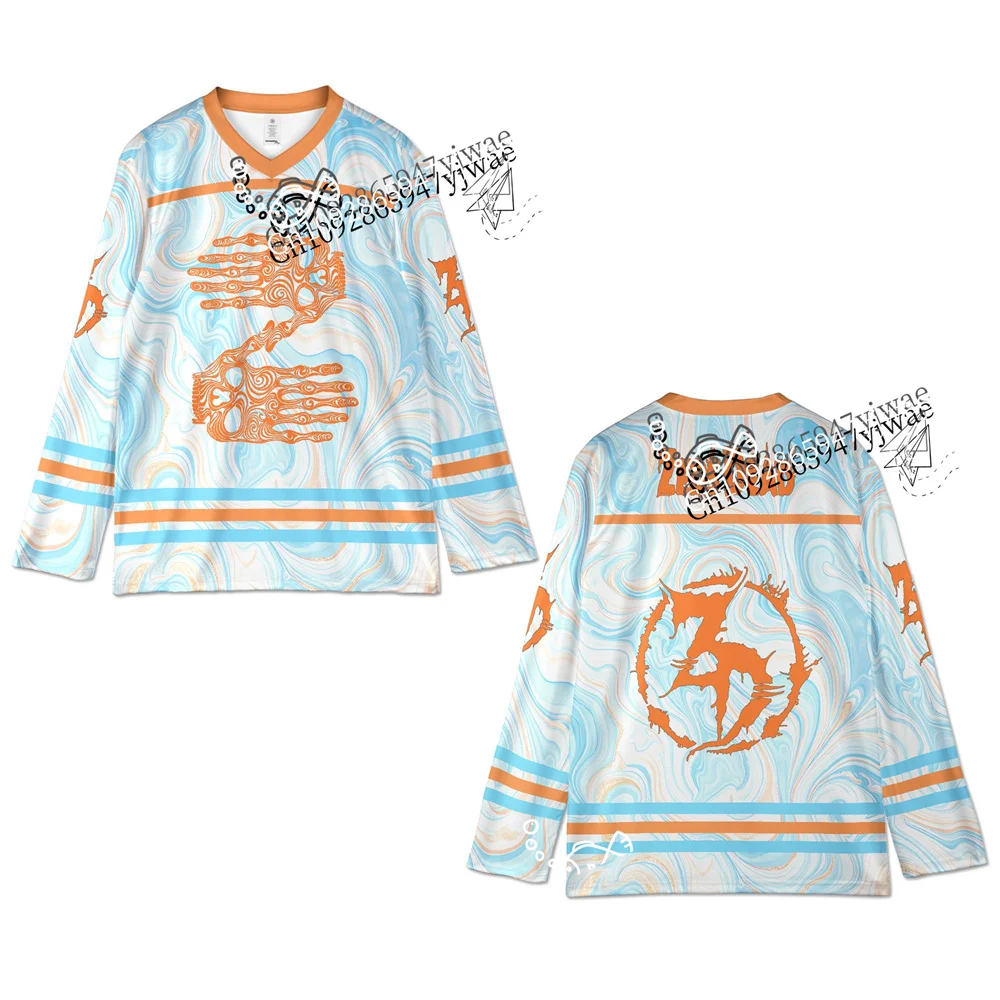 Basshead Y2k Hockey Jersey 2026 Zeds Dead Sweatshirt Atmungsaktives Schnelltrocknendes Oberteil Fan-T-Shirt Herbst Herren Damen Langarm-T-Shirt – Detail 3