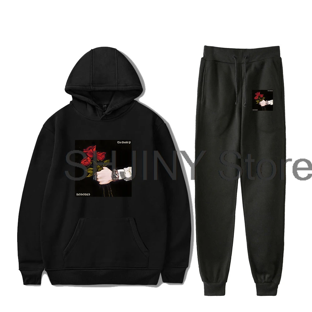 Tito Double P Rosones Album Hoodies Jogger Pants Two Piece Set Sweatshirts+Sweatpants Women Men Trendy Outfit Sets