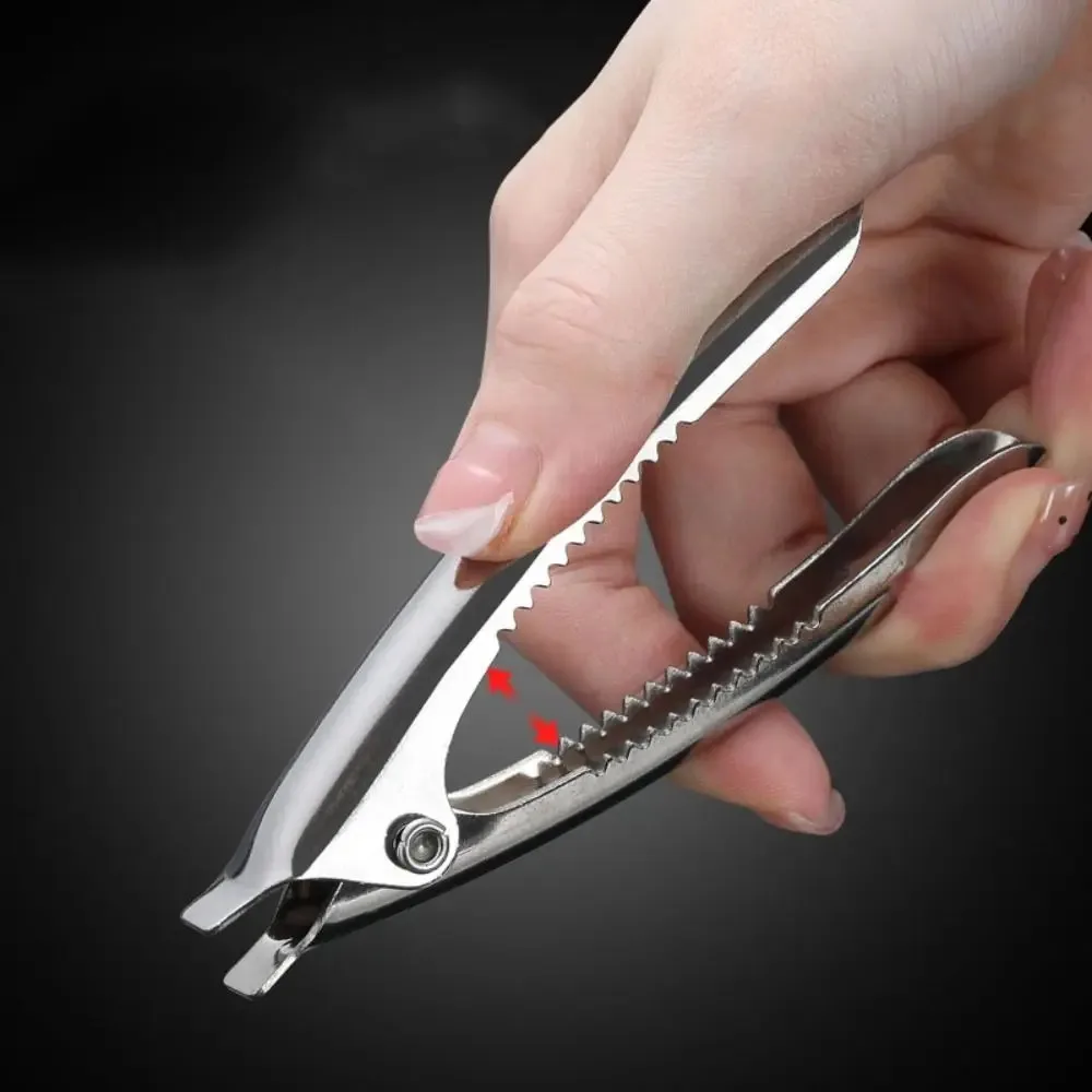 New Creative Oyster Opening Clamp Rust-free Stainless Steel Nuts Pliers Practical Labor-saving Kitchen Gadgets