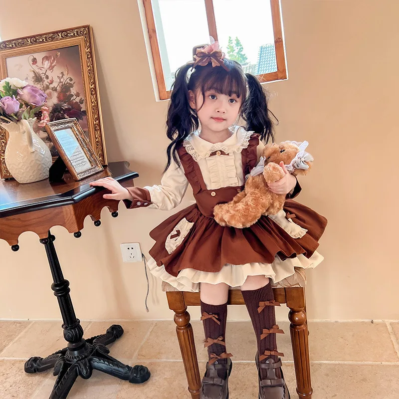 2pcs Spring New Flower Girl Dresses for Weddings Prom Dresses Baby Girl Dress Kids Dresses for Girls Party Dress for Kids Girl