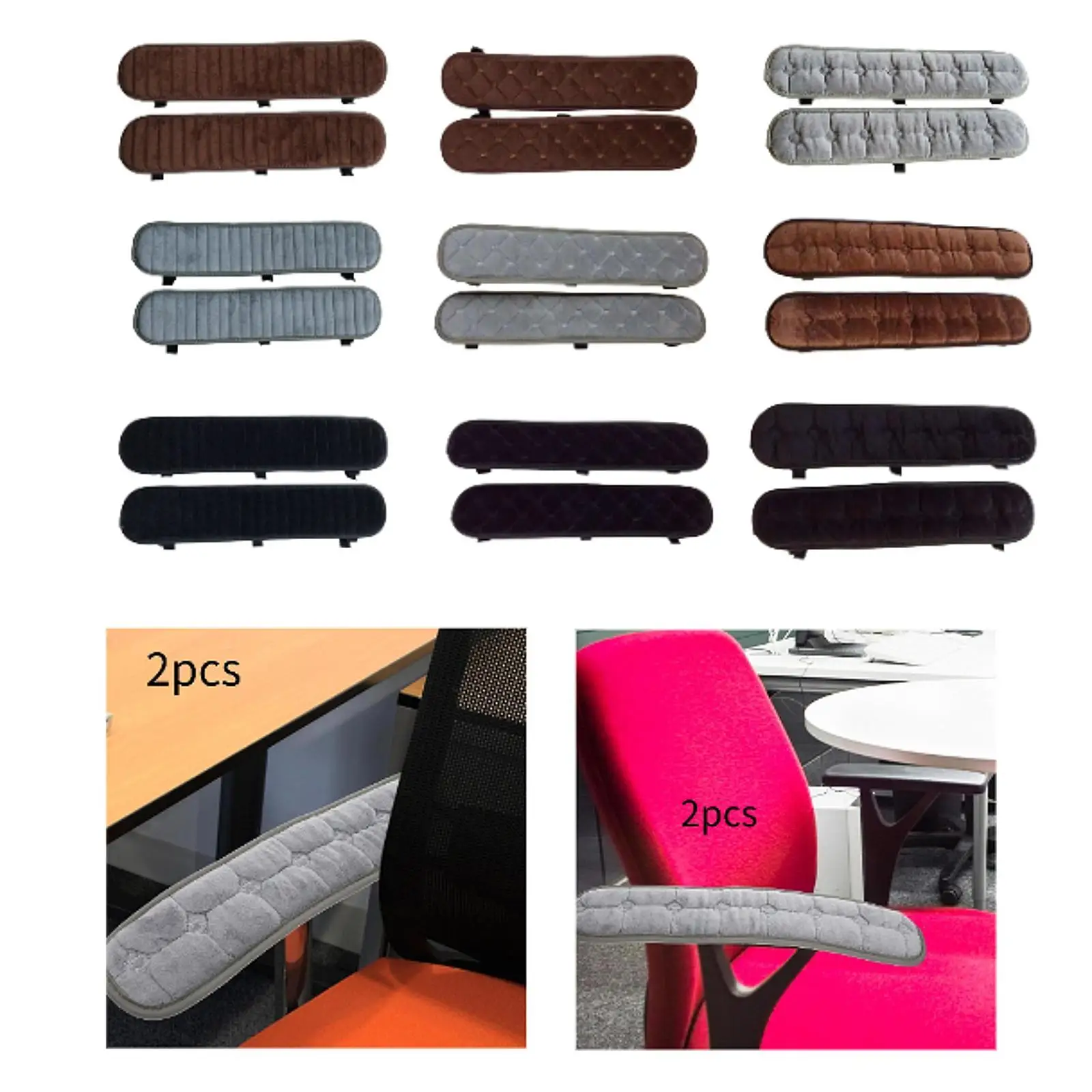 Cuscino per bracciolo per sedia, elegante, pratico, riutilizzabile, cuscino per gomito, bracciolo per sedia