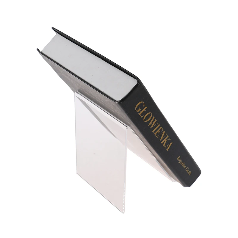 1pcs Acrylic Book Display Stand Photo Frame Brochure Artwork Holder Organizer Product Display Stand School Office Accessory
