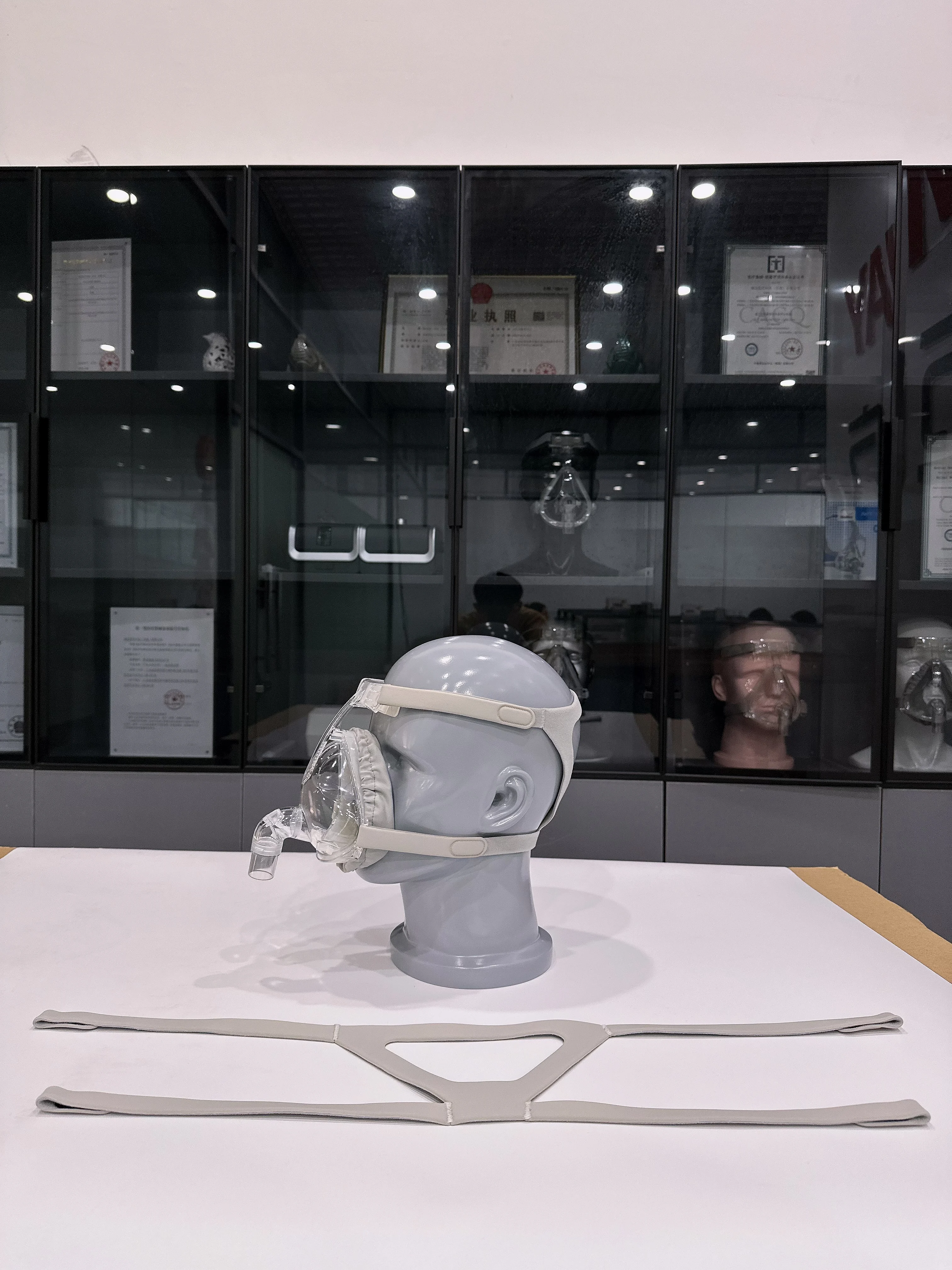 

2 Pieces Universal Replacement Headgear Strap Full Mask Replace Part，ResMed mask strap replacement，4-Point Adjustable Headgear r