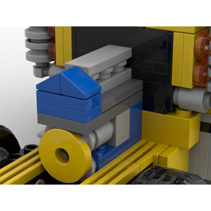 نموذج شاحنة حضرية Moc بنة وحدات نقل السيارات حزمة نموذج تكنولوجيا الطوب التجمع لعبة عطلة البناء #4