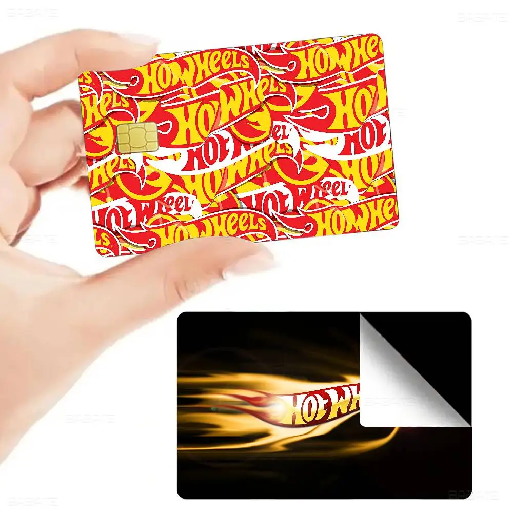 H-Hot Wheels 100% رائجة البيع أمين الائتمان الخصم البنك بطاقة حافلة بطاقة فيلم الجلد ملصق #2