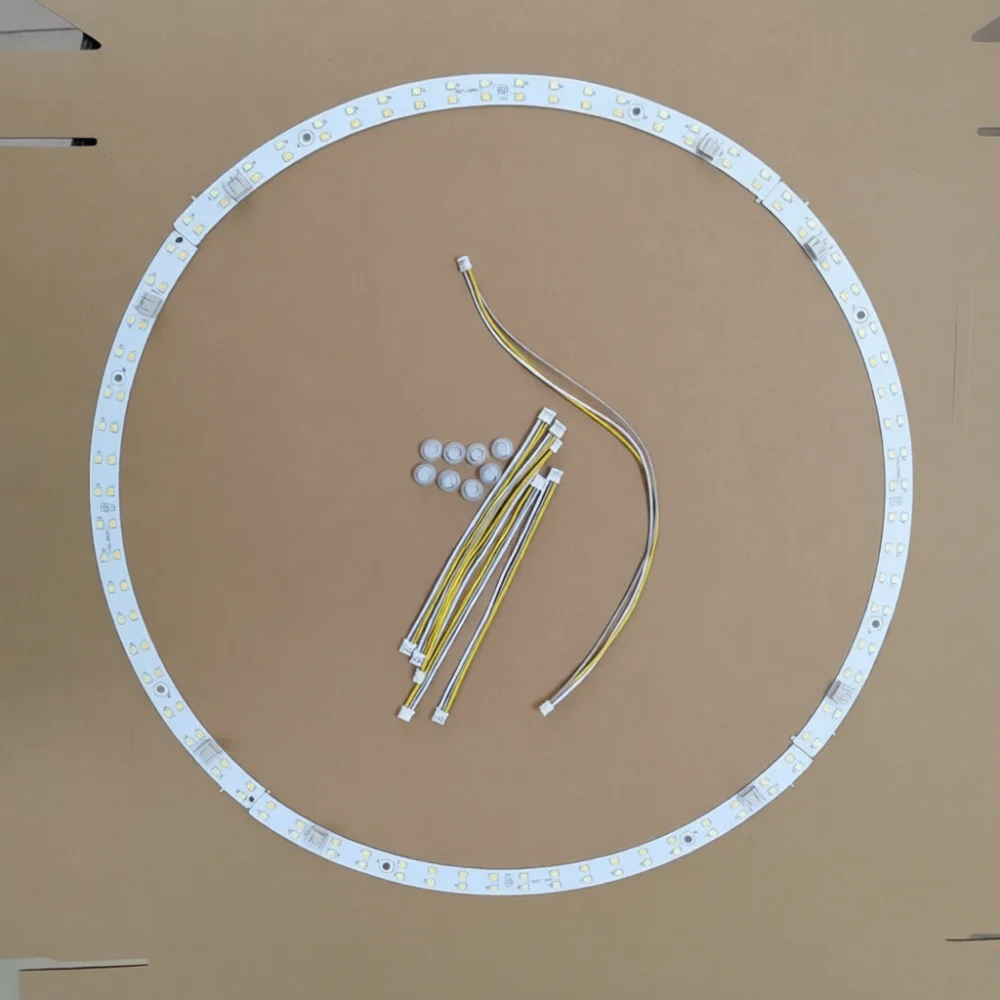 Arc Shape LED Lighting Strip For Ceiling Fan Lamp Replacement Optical Lens Dimmable High Intensity Bright Light Board