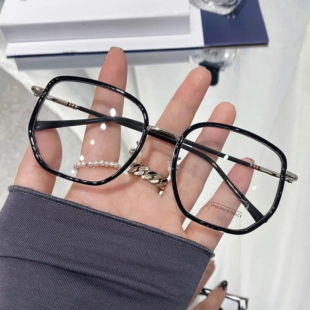 Square Frame Anti-Blue Light Glasses Ultra-Light Prescription-Compatible Radiation Protection Eyewear Reading and Gaming Unisex