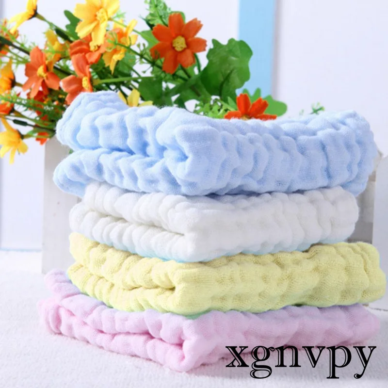 Xgnvpy-Serviette de bain en coton pour bébé, gant de toilette pour nouveau-né, lingette d'alimentation, gril pour bain et douche