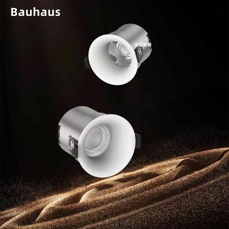 Embedded LED pendant lights with anti-glare feature, Bauhaus style / Living room, hotel, villa adjustable lighting 110V/220V 10W