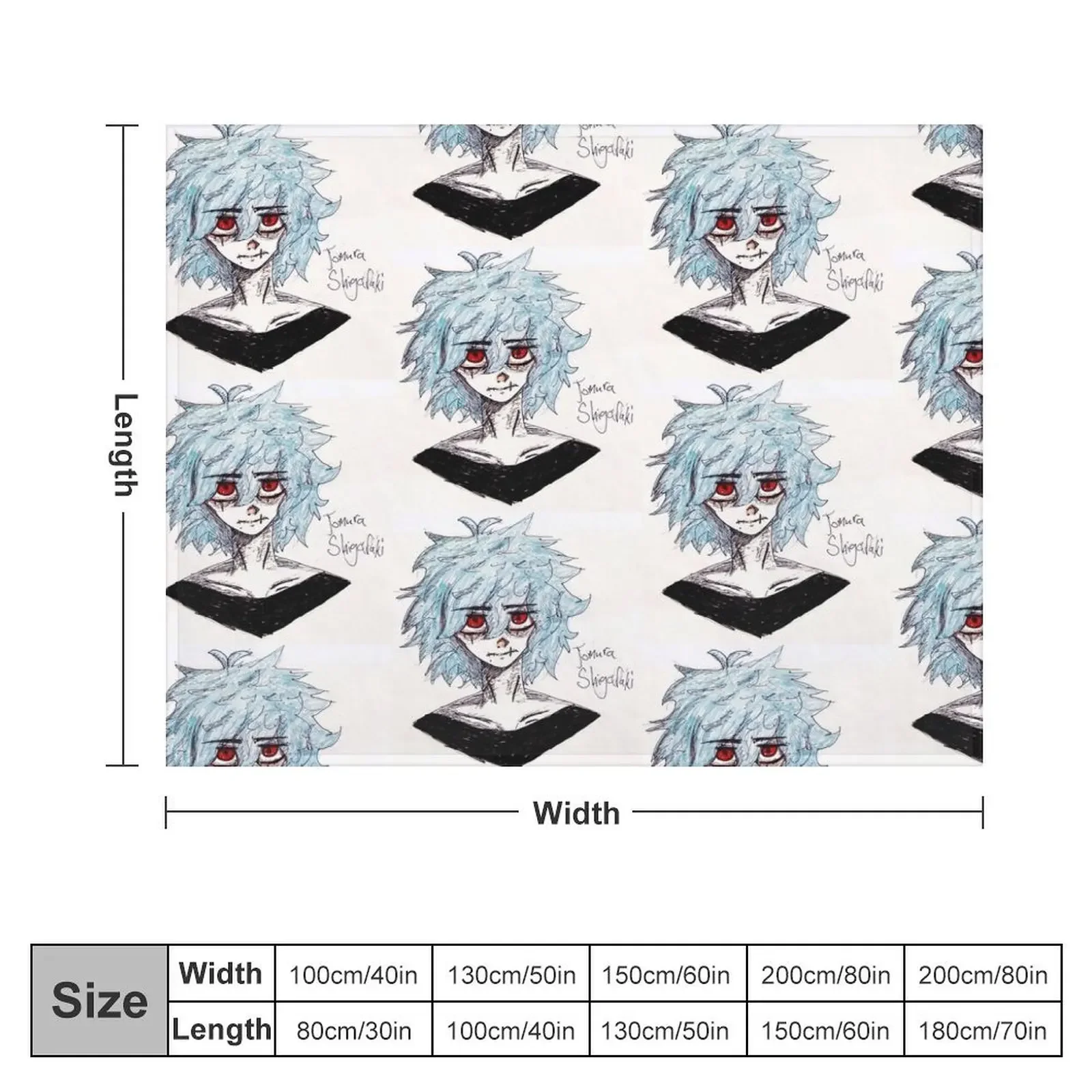 Tomura Shigaraki Throw Blanket wednesday Flannel Fabric Blankets