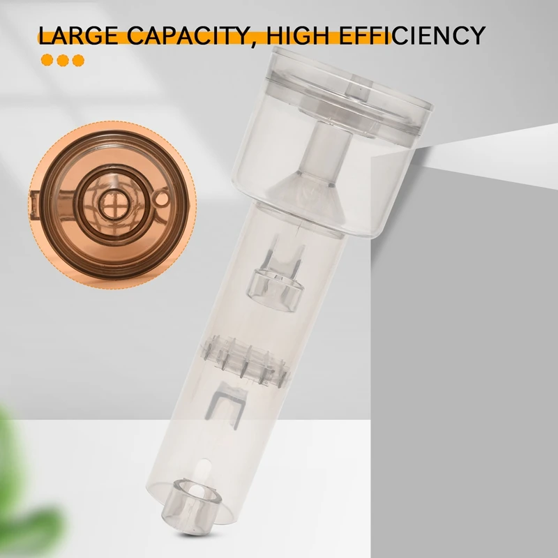 600L/H Mini Aquarium Marine Fish Coral Tank Internal Hang on Air Driven Protein Skimmer with Wood Air Stone Tubing-A51M