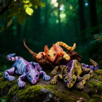 3D Printed Hairless Cat Figurine, Realistic Articulated Sphynx Cat Toy, Cute Fidget Toy & Home Decor for Enthusiasts