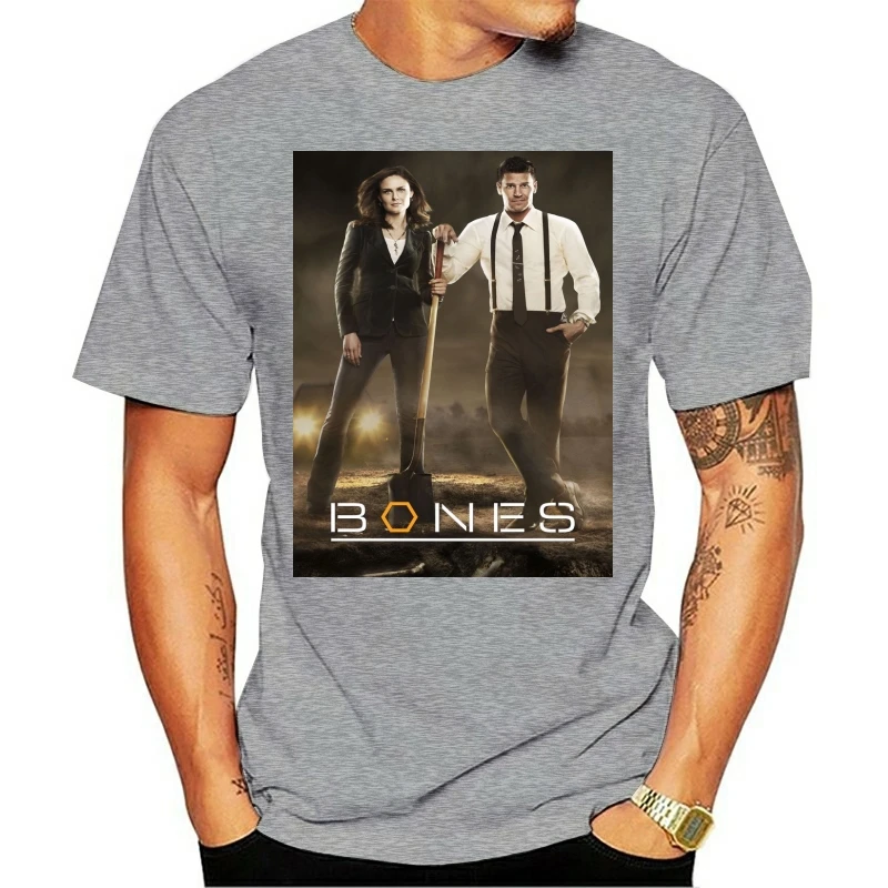 

Men T shirt bones Tv Show Poster T Shirt For Summer Fashion Style funny t-shirt novelty tshirt women