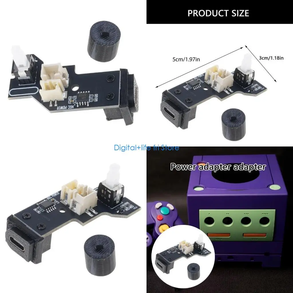 

E06D Gaming Accessories for DOL-001 DOL-101 Type-C Interface Module Console Power Supply Replacement