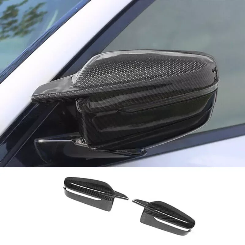 

Dry Carbon Fiber Ox Horn Mirror Cover Replace For BMW 3 Series G20 4 Series G22 5 Series G30 G38 6 Series GT G32 7 Series G11