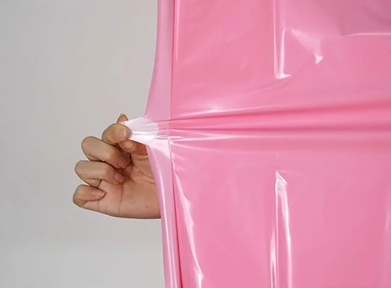 50 قطعة الوردي اكسبرس البريد الحقيبة الملابس مبهمة ساعي الطرود حقيبة المغلف أكياس التخزين اللوجستية