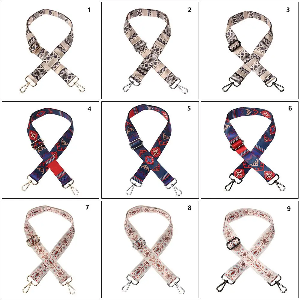 أزياء قوس قزح الرياح الوطنية على ظهره الملحقات الملونة حقيبة أحزمة حقيبة يد سلسلة حقيبة الكتف الأشرطة