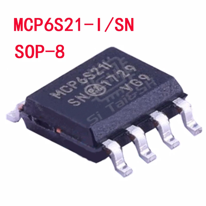 1 قطعة MCP6S21-I/SN T-I/MS -I/MS MSOP8 SOP8 MCP4822 MCP4822-E/SN