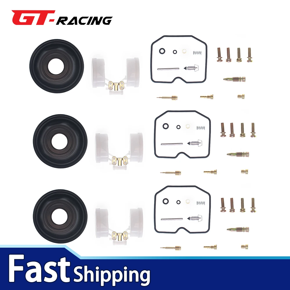 3X المكربن إعادة بناء عدة ل انتصار مغامر 900 طقم تصليح 1996 - 2001 #1