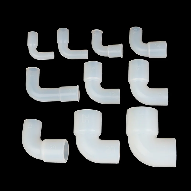 [ZY]Silicone Elbow Soft Hard Pipes Connector Variable Diameter Elastic Right Angle Rubber Coupling Fish Tank Irrigation Garden