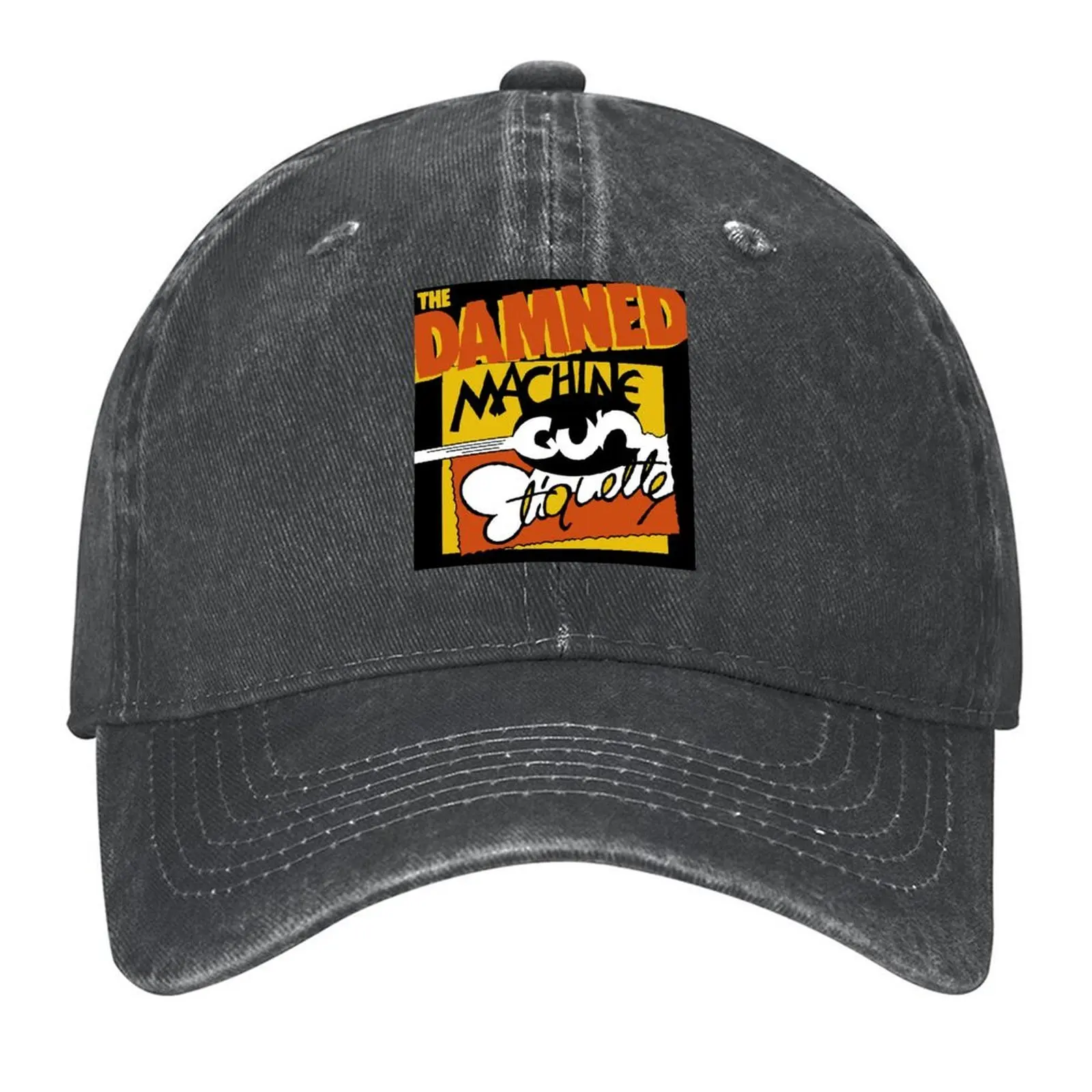 

The Damned machine gun etiquette Baseball Cap Brand Man cap Golf Wear Golf Cap Beach Bag Designer Man Women's