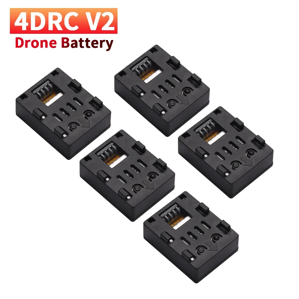 Upgrade 4D-V2 RC Drone Batterij Voor 4DRC V2 Mini Vier Helikopter Accessoires Opvouwbare RC 3.7V 800mAh Lipo batterij