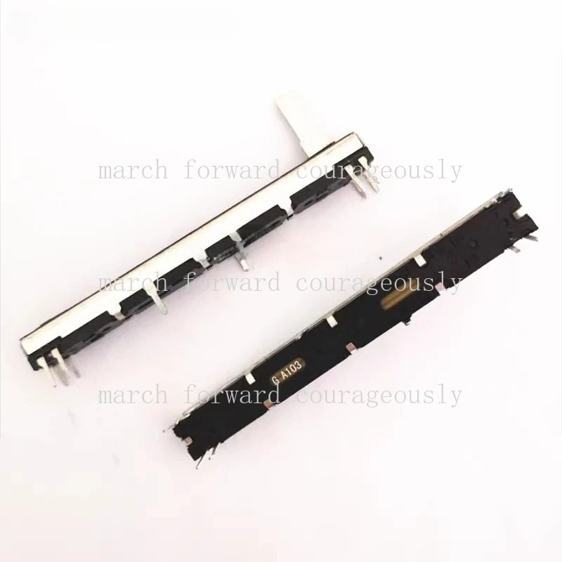 10pcs EPM8 stereo/unison mixer fader 75mm A10K (A103) potentiometer 8-pin