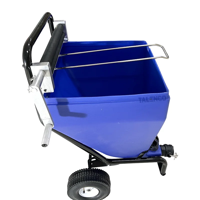 311534B Texture Hopper  System Bag Roller and Hopper Plaster Container and Sack Press With Sace Rest