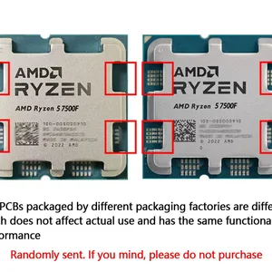جديد AMD Ryzen 5 7500F R5 7500F معالج 3.7 جيجا هرتز 6 نوى 12 خيطا وحدة المعالجة المركزية 5NM L3 = 32M 100-000000597 مقبس AM5 بدون مبرد أعلى 8 مبيعات رخيصة للمعالجات - رقم 3