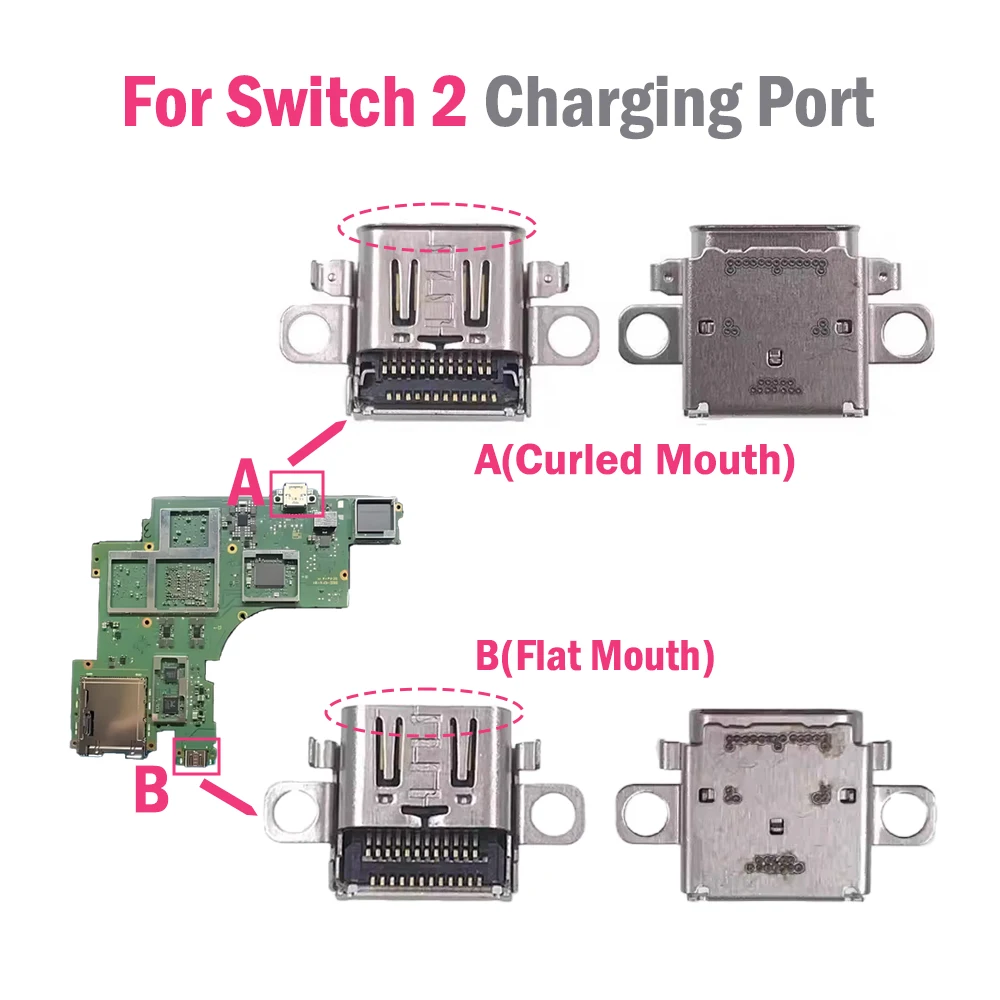 

5/10pcs Original for Nintendo Switch 2 NS2 Game Console Replacement Interface Type-C USB Power Connector Charging Port Socket