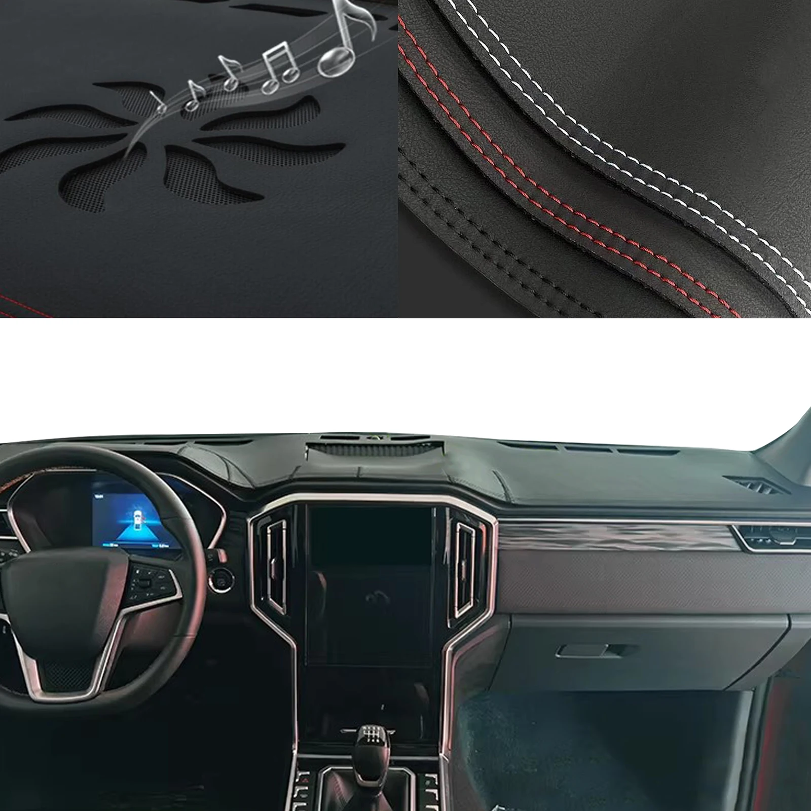 

for JAC T9 Hunter 2021-2024 2025 Special Customized Dashboard Cover Anti‑Glare Sunshade Pad Dash Mat Interior Accessories