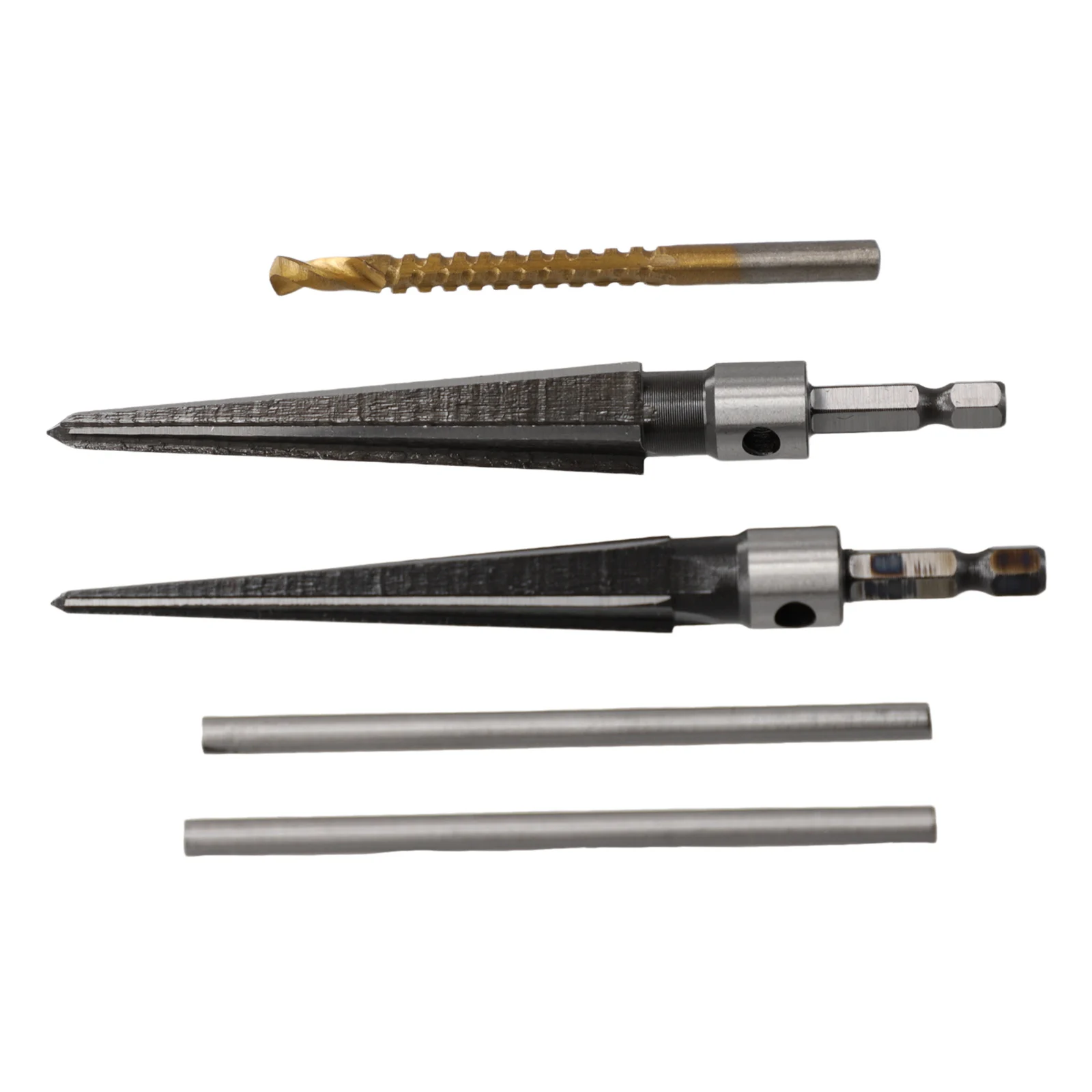 

Premium Held Reamer Set and 6mm Drill for Wood Board and Sink Holes Achieving Perfectly Rounded Holes Every Time
