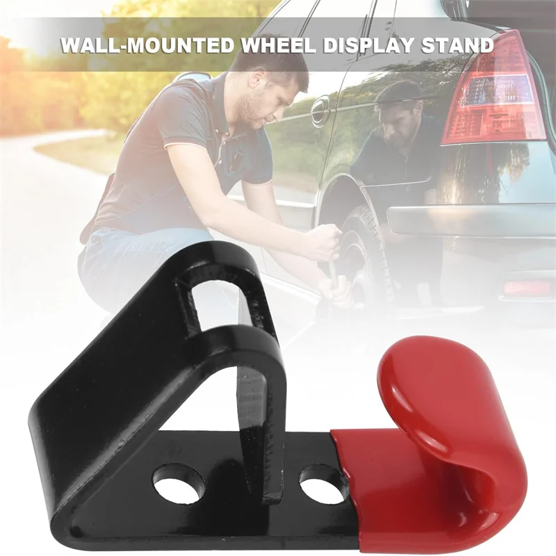 1/5/10PCS Tire Wheel Hub Hook Wheel Shop Display Stand Metal Holder Rack Wall Mounted Racing Car Wheel Hub Hanging Hook