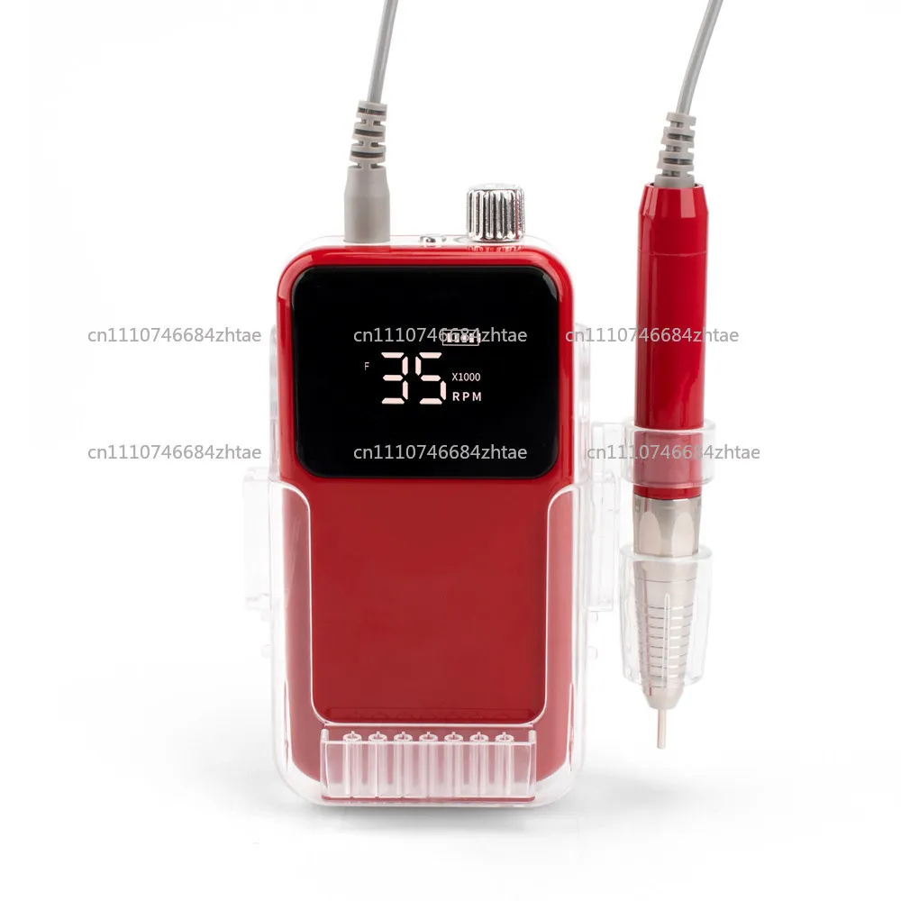 New 85W Electric Nail File 35000 RPM Cordless Professional Brushless Nail Drill Machine