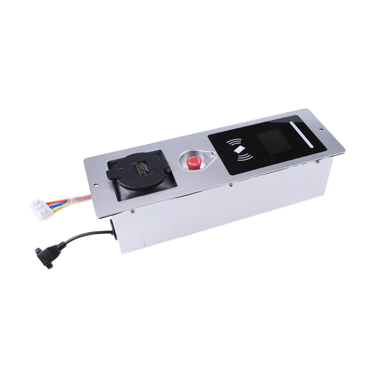 Factory Direct 7KW 32A Smart Street Pile AC EV Charger Street Light Pole EV Charging Station