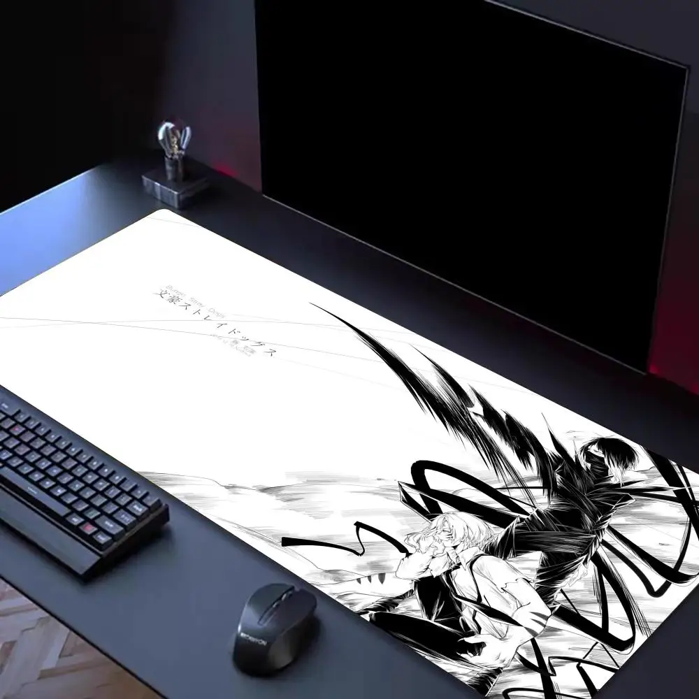 Bungo Stray Dogs Mouse Pad XXL Large Mouse Pad, Smooth Surface for Gaming, Non-Slip, Comfortable Desk Mat