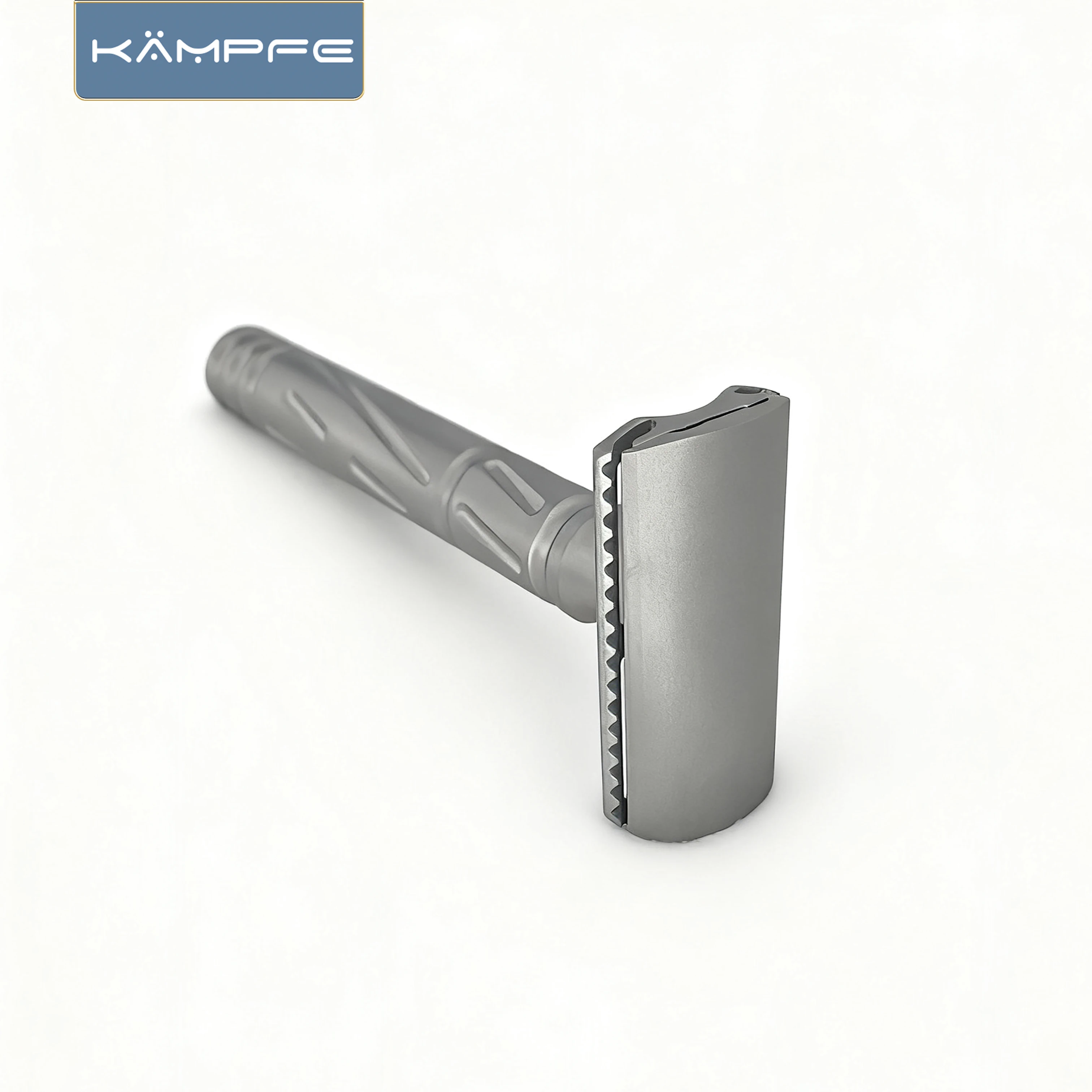 KAMPFE CNC ماكينة حلاقة آمنة تقليدية للرجال ذات حافة مزدوجة من الفولاذ المقاوم للصدأ للاستخدام اليومي ماكينة حلاقة اللحية