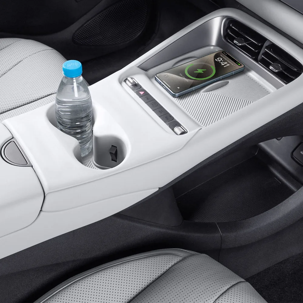 

Интегрированная силиконовая накладка для центральной консоли BYD Sea Lion 06 DM-I EV 2025 2026, аксессуары для интерьера, беспроводная зарядная панель