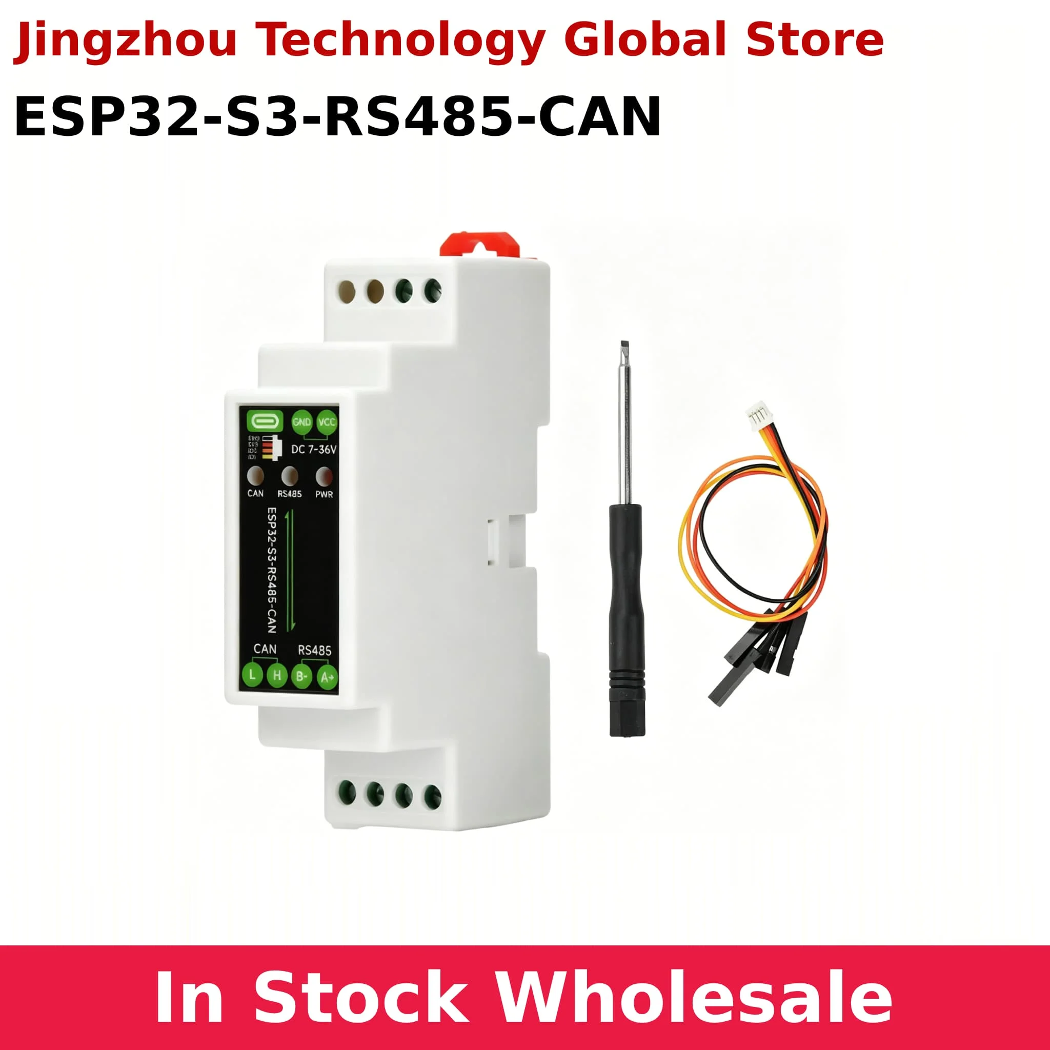 ESP32-S3-RS485-CAN 1-Channel Wifi Bluetooth Relay Industrial Control Board RS485 Can Communicator Type C In Stock Wholesale