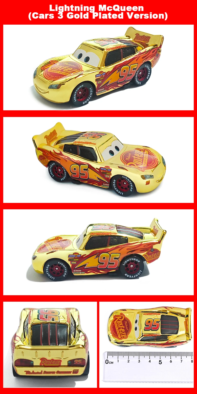 Pixar Cars Inertial Assistance Alloy Offroad-Fahrzeug Lightning McQueen Storm Cruz Mater Jackson Ramirez Kinderspielzeug Geschenke – Detail 30