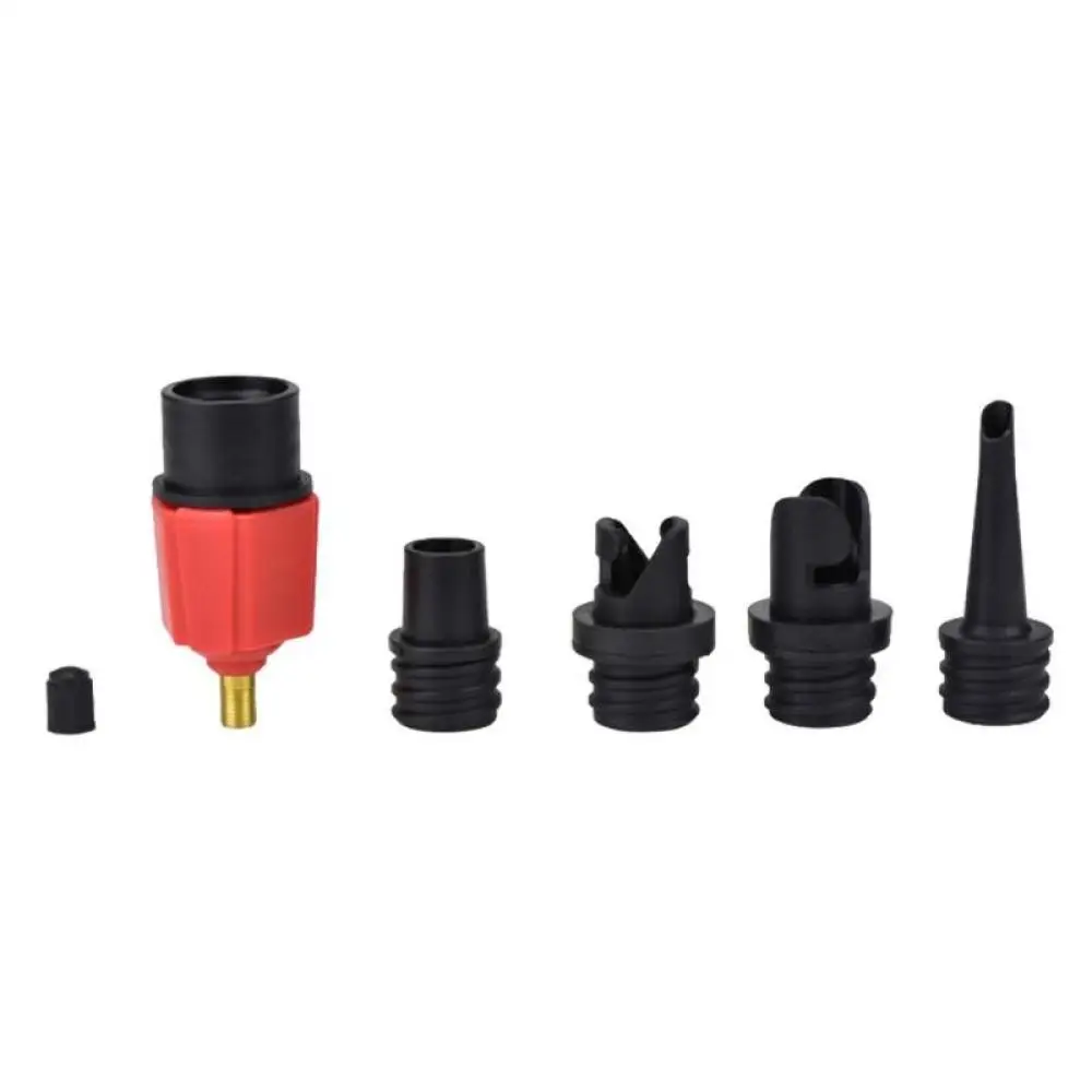 Rowing Boat Air Valve Adaptor with 4 Gas Nozzles Sup Pump Adapter Inflatable Boat Camper Air Valve For RV Trailer Motorhome